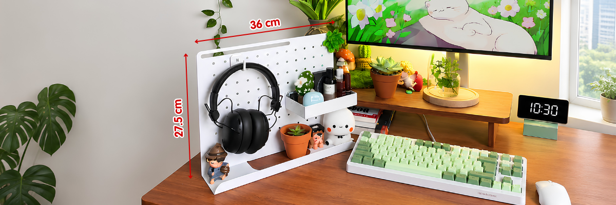 Kệ bảng lỗ đặt bàn Dola Home