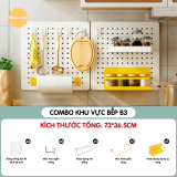 Combo Pegboard khu vực bếp - B3