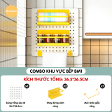 Combo Pegboard khu vực bếp - BM1