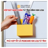 Hộp đựng bút nam châm Dola Home | Phụ kiện bảng lỗ kim loại