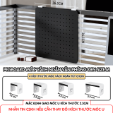 Pegboard móc U vách ngăn - M đen