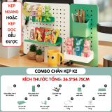 Combo Pegboard kẹp bàn - K2