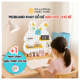 Pegboard đế khay gỗ cho bé Dola Home