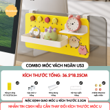 Combo Pegboard móc U vách ngăn - US3