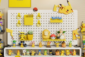 Biến Góc Làm Việc Thành Thế Giới Pokémon Với Pegboard Trưng Bày Mô Hình