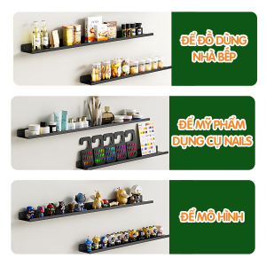 Kệ treo tường sắt sơn tĩnh điện cao cấp Dola Home