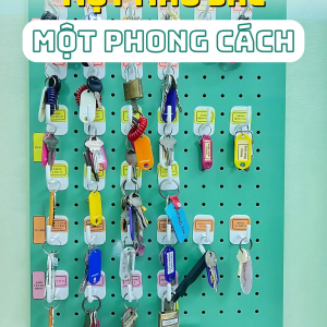 Móc treo Pegboard ngắn và dài Dola Home | Phù hợp hầu hết bảng lỗ kim loại