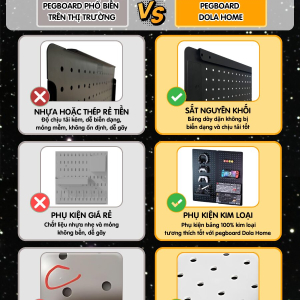 Combo Pegboard treo tường - GH