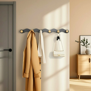 Móc treo tường lượn sóng nút gỗ trụ Dola Home