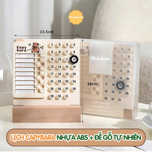 Lịch để bàn Capybara Dola Home Kids
