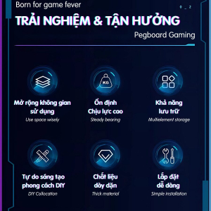 Pegboard Gaming Dola Home - ARCANE 2