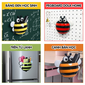 Hộp bút nam châm Bee hình ong dễ thương Dola Home