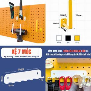 Kệ nhiều móc treo đồ | Phụ kiện chỉ dành cho Pegboard Dola Home