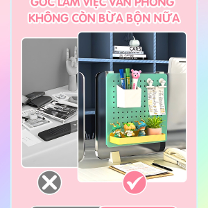 Bảng Lỗ Pegboard móc U vách ngăn văn phòng, cửa sổ