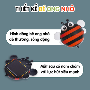 Hộp bút nam châm Bee hình ong dễ thương Dola Home