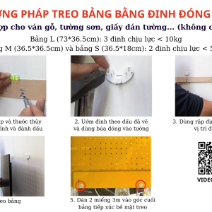 Combo Pegboard khu vực bếp - B4
