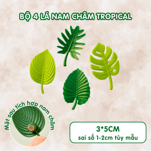 Lá nam châm Tropical Dola Home