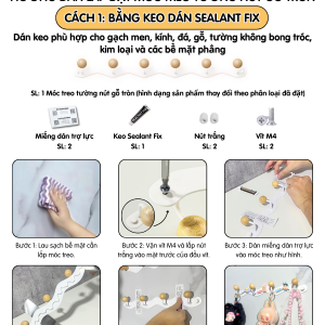 Móc treo lượn sóng nút tròn đen và trắng Dola Home