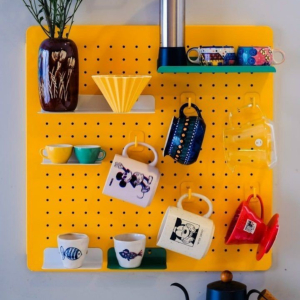 Móc treo Pegboard ngắn và dài Dola Home | Phù hợp hầu hết bảng lỗ kim loại