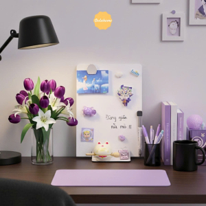 Bảng viết học tập kim loại đính nam châm từ tính Dola Home