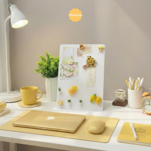Bảng viết học tập kim loại đính nam châm từ tính Dola Home