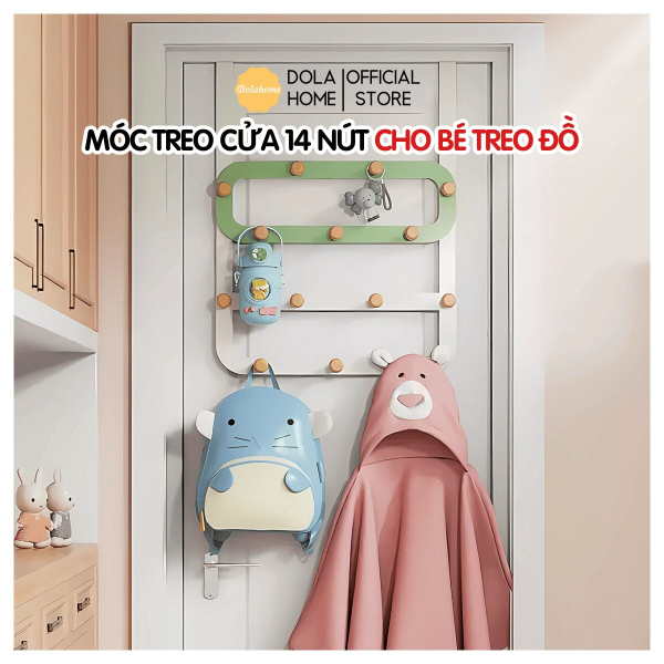 Móc treo sau cửa 14 nút Dola Home