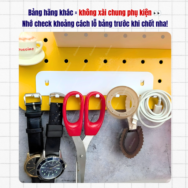 Kệ nhiều móc treo đồ | Phụ kiện chỉ dành cho Pegboard Dola Home