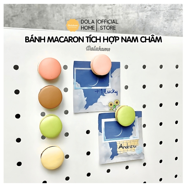 Bánh macaron nam châm Dola Home