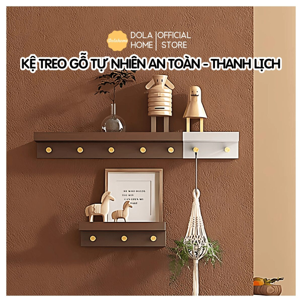 Kệ gỗ treo tường Dola Home