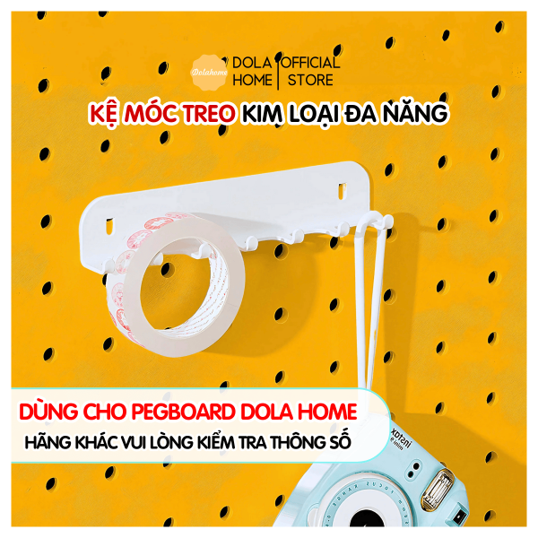 Kệ nhiều móc treo đồ | Phụ kiện chỉ dành cho Pegboard Dola Home