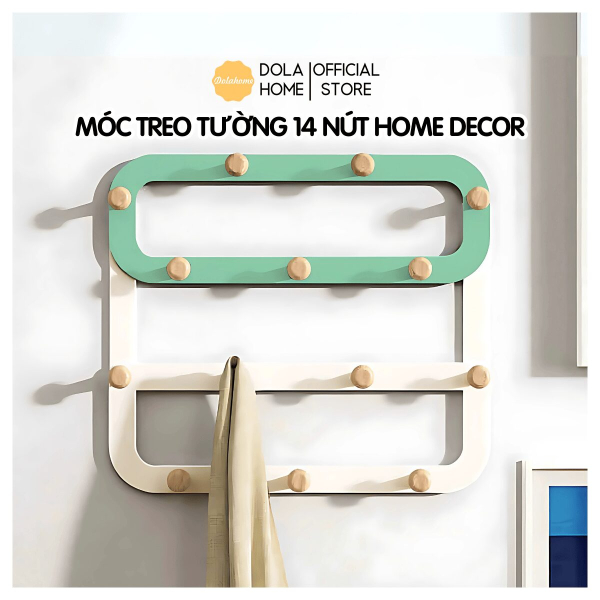 Móc treo tường 14 nút Dola Home