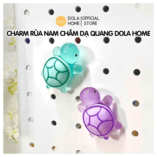 Nam châm rùa dạ quang phát sáng Dola Home