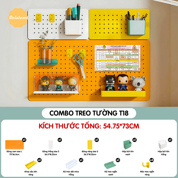 Combo Pegboard Decor - T18