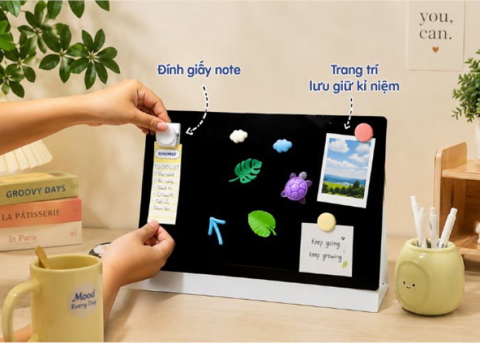 Lưu giữ hình ảnh, giấy note dễ dàng