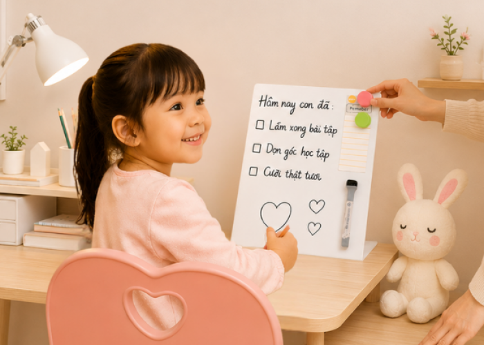 Đồng hành cùng bé học tập