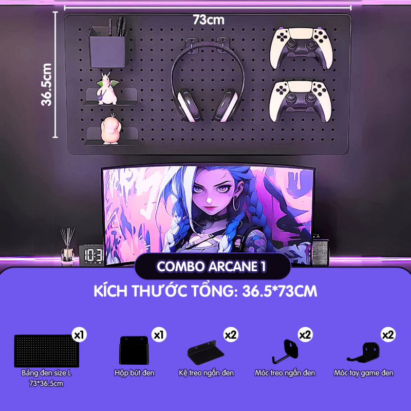 Pegboard Gaming Dola Home - ARCANE 1