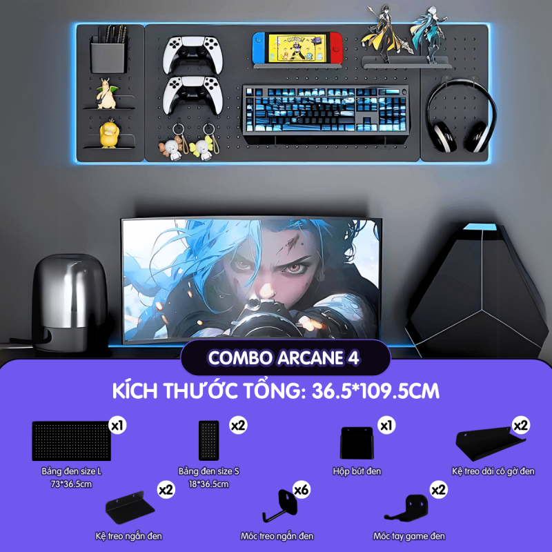 Pegboard Gaming Dola Home - ARCANE 4