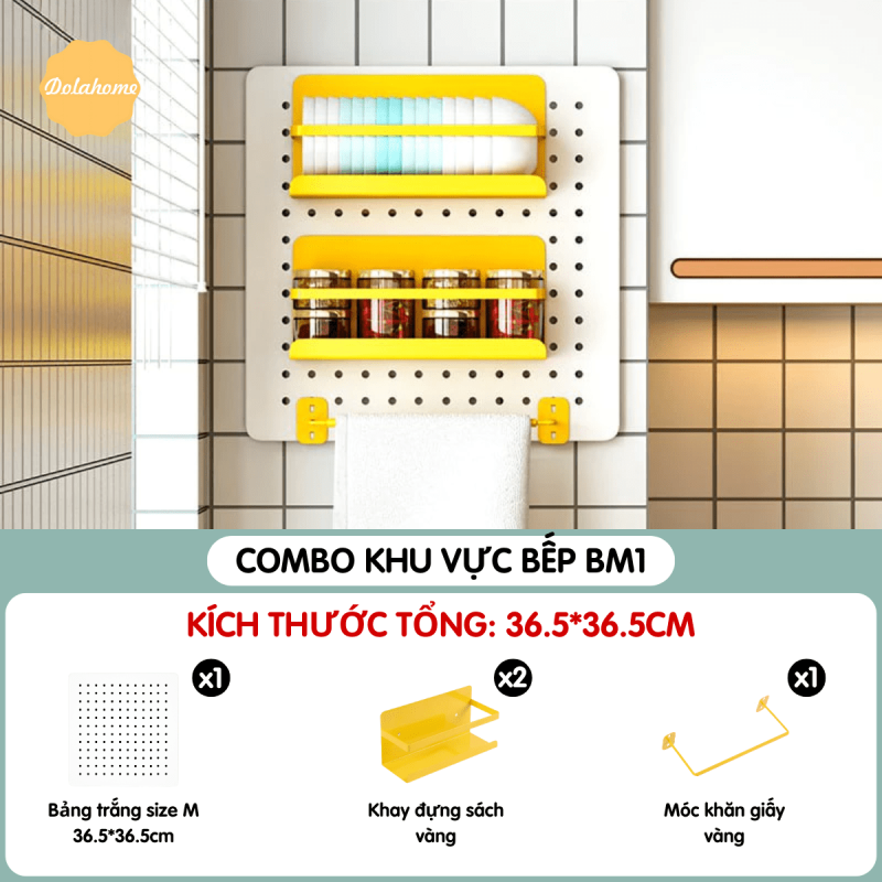 Combo Pegboard khu vực bếp - BM1