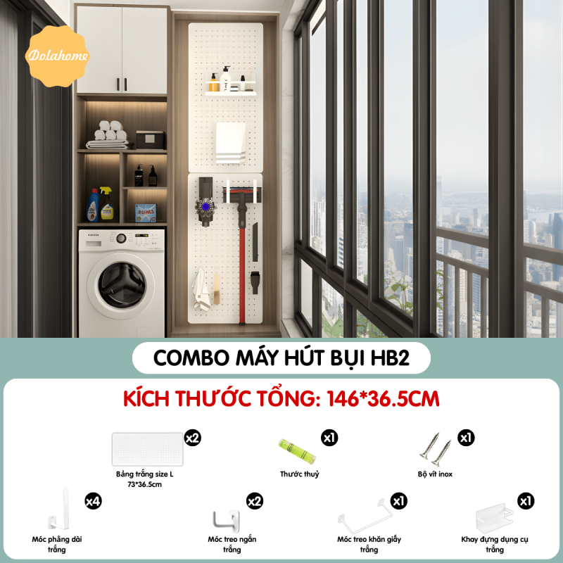 Combo Pegboard máy hút bụi - HB2