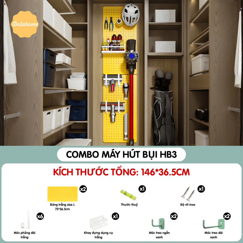Combo Pegboard máy hút bụi - HB3