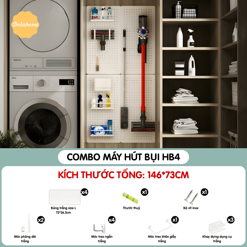 Combo Pegboard máy hút bụi - HB4