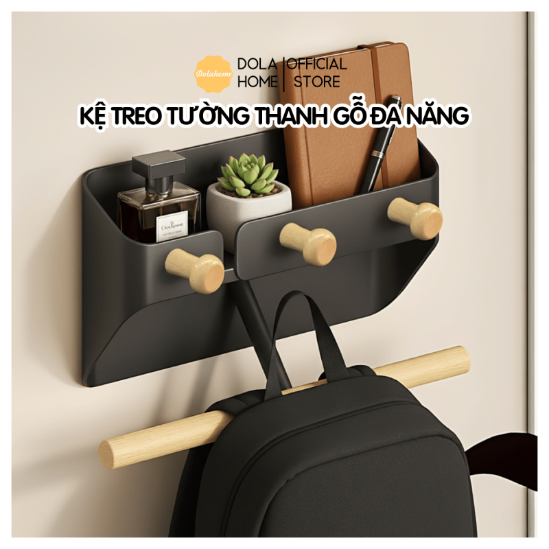 Kệ treo tường thanh gỗ Dola Home