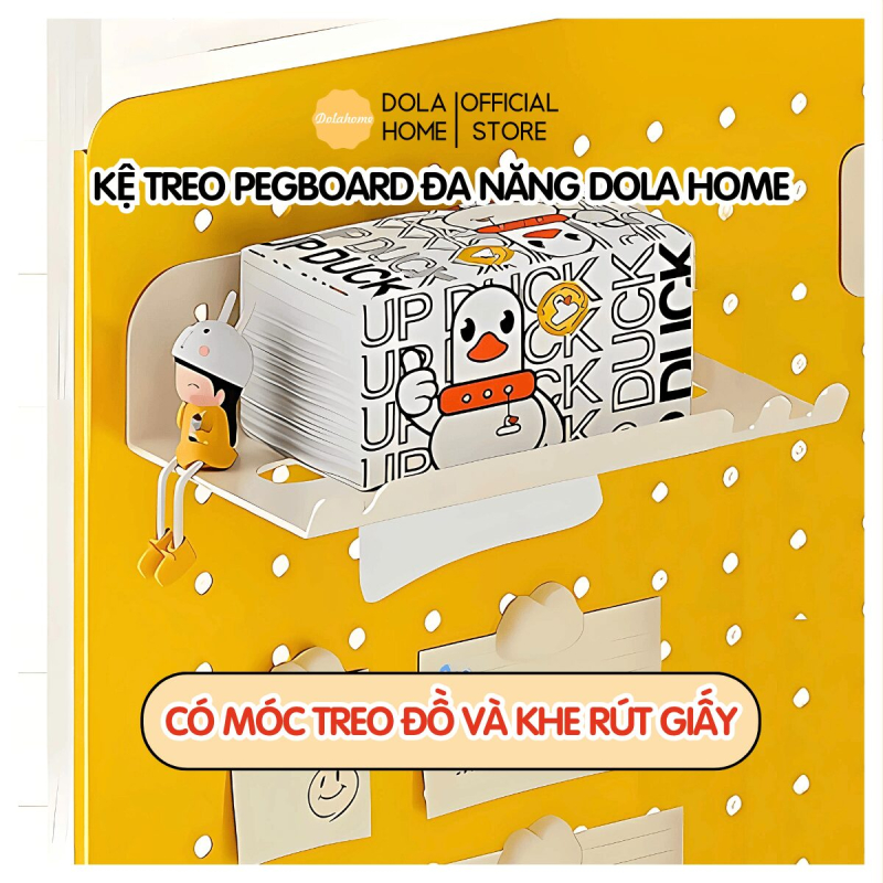 Kệ treo khăn giấy | Phụ kiện chỉ dành cho Pegboard Dola Home