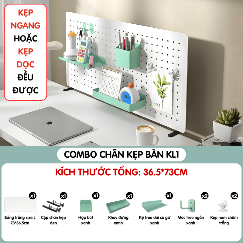 Combo Pegboard kẹp bàn - KL1