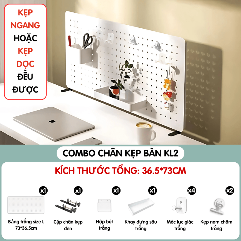 Combo Pegboard kẹp bàn - KL2