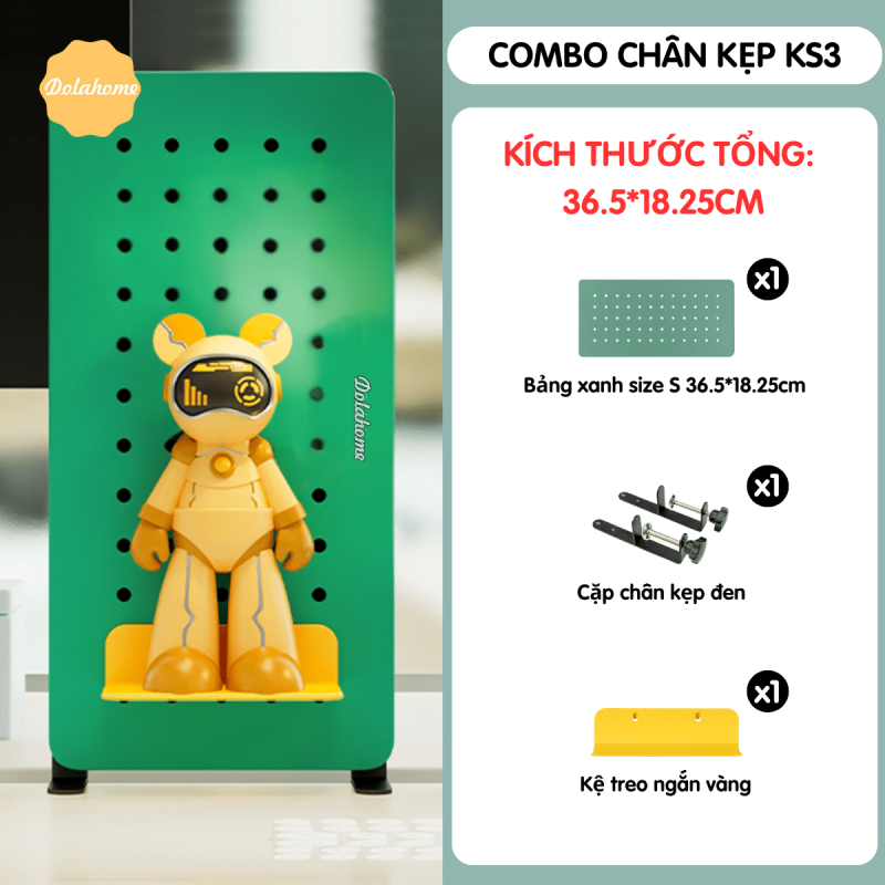 Combo Pegboard kẹp bàn - KS3