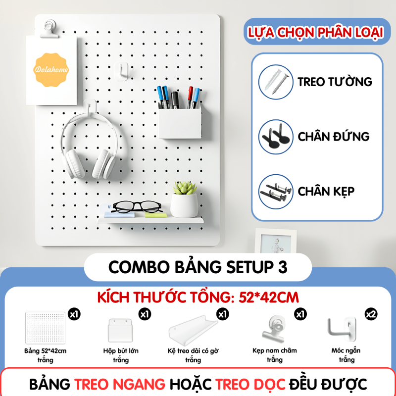 Combo Pegboard 52*42cm - Setup 3