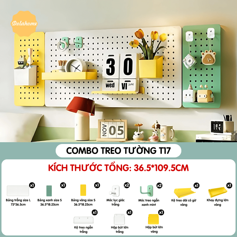 Combo Pegboard Decor - T17