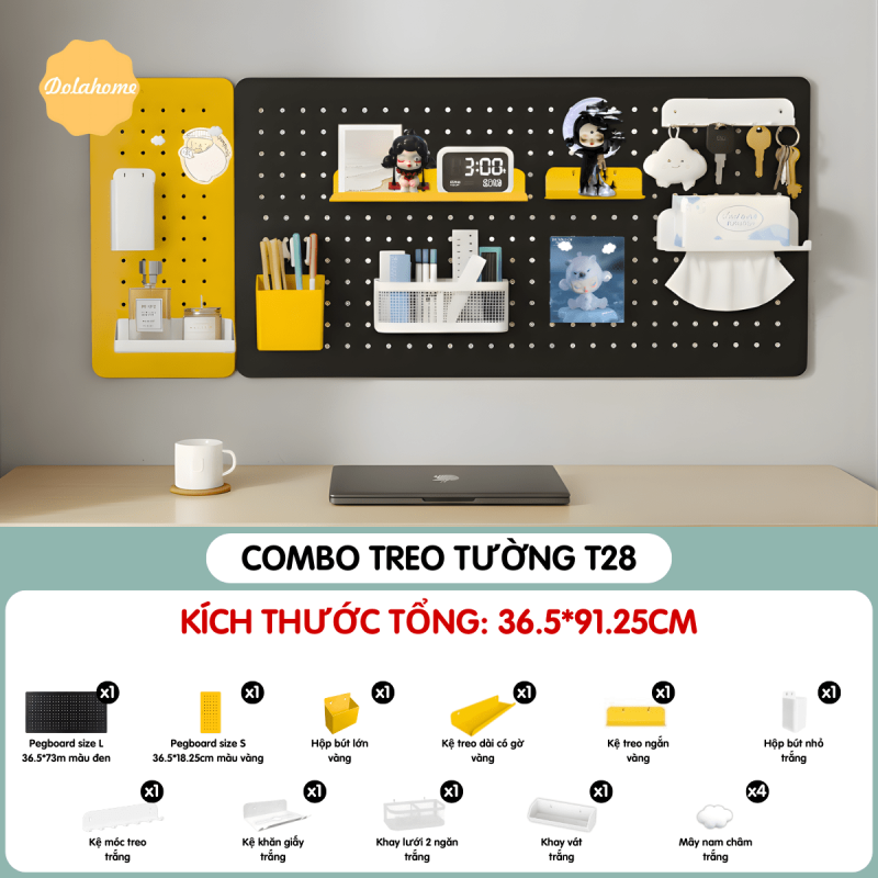 Combo Pegboard Decor - T28