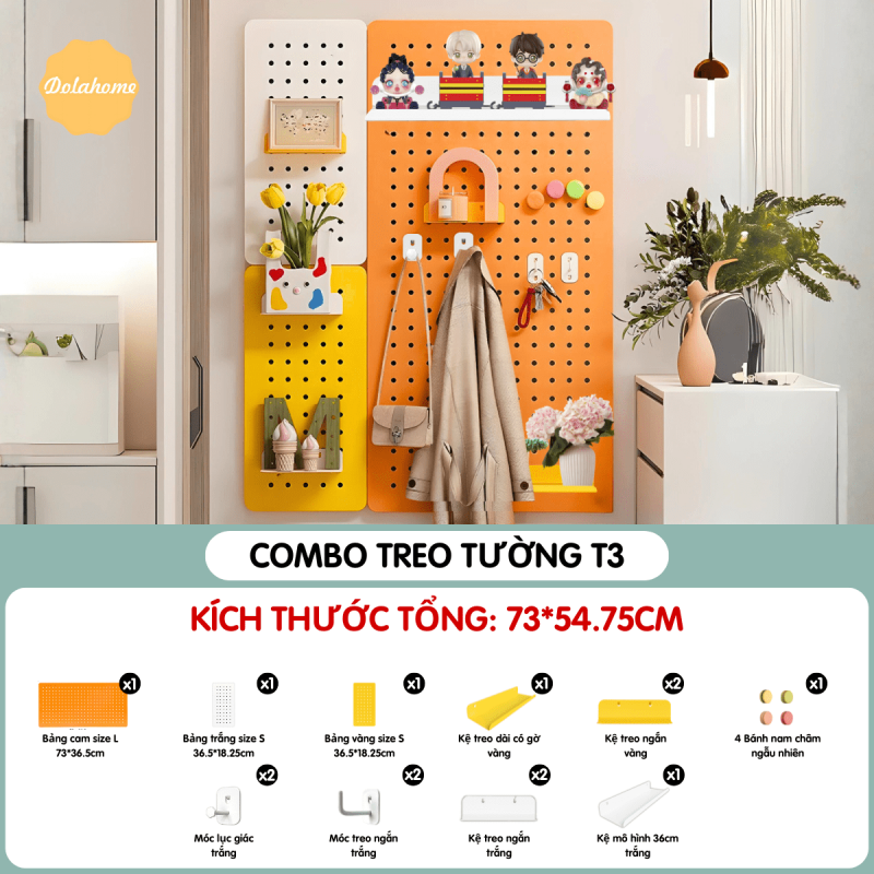Combo Pegboard Decor – T3
